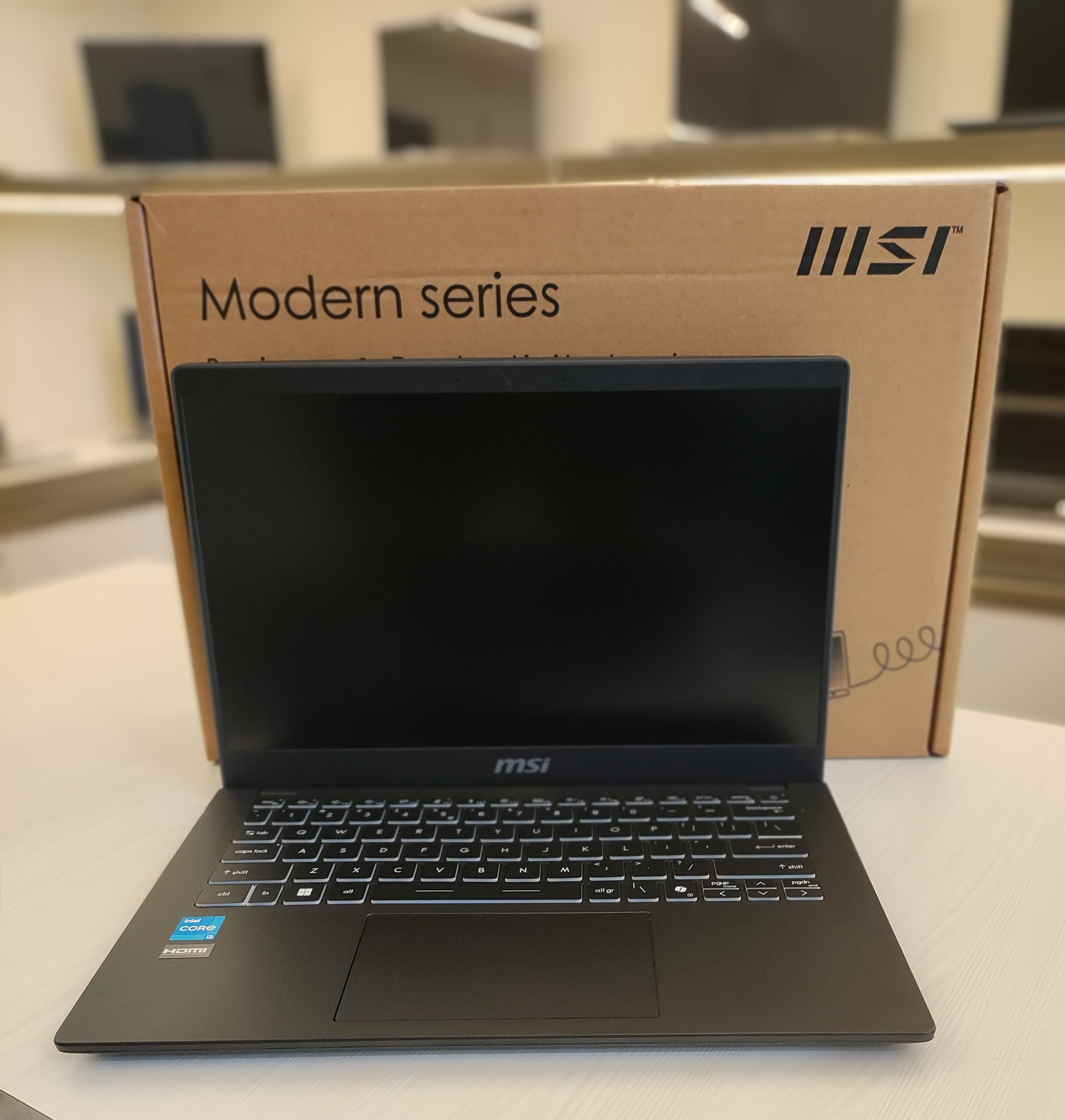 MSI Modern 14 C13M 1468ID Core i3 Gen 13 Ram 8gb SSD 512gb - NEW